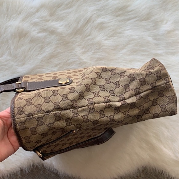 Vintage Gucci | brown monogram open top tote bag - Picture 13 of 16